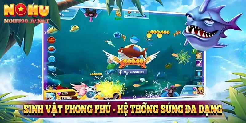 Giao diện app bắn cá kiếm tiền sinh động và dễ thao tác trên điện thoại