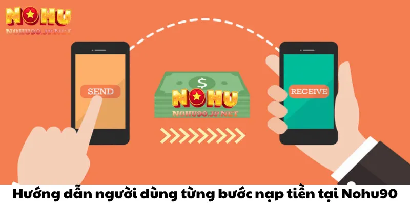 Hướng dẫn người dùng từng bước nạp tiền tại Nohu90